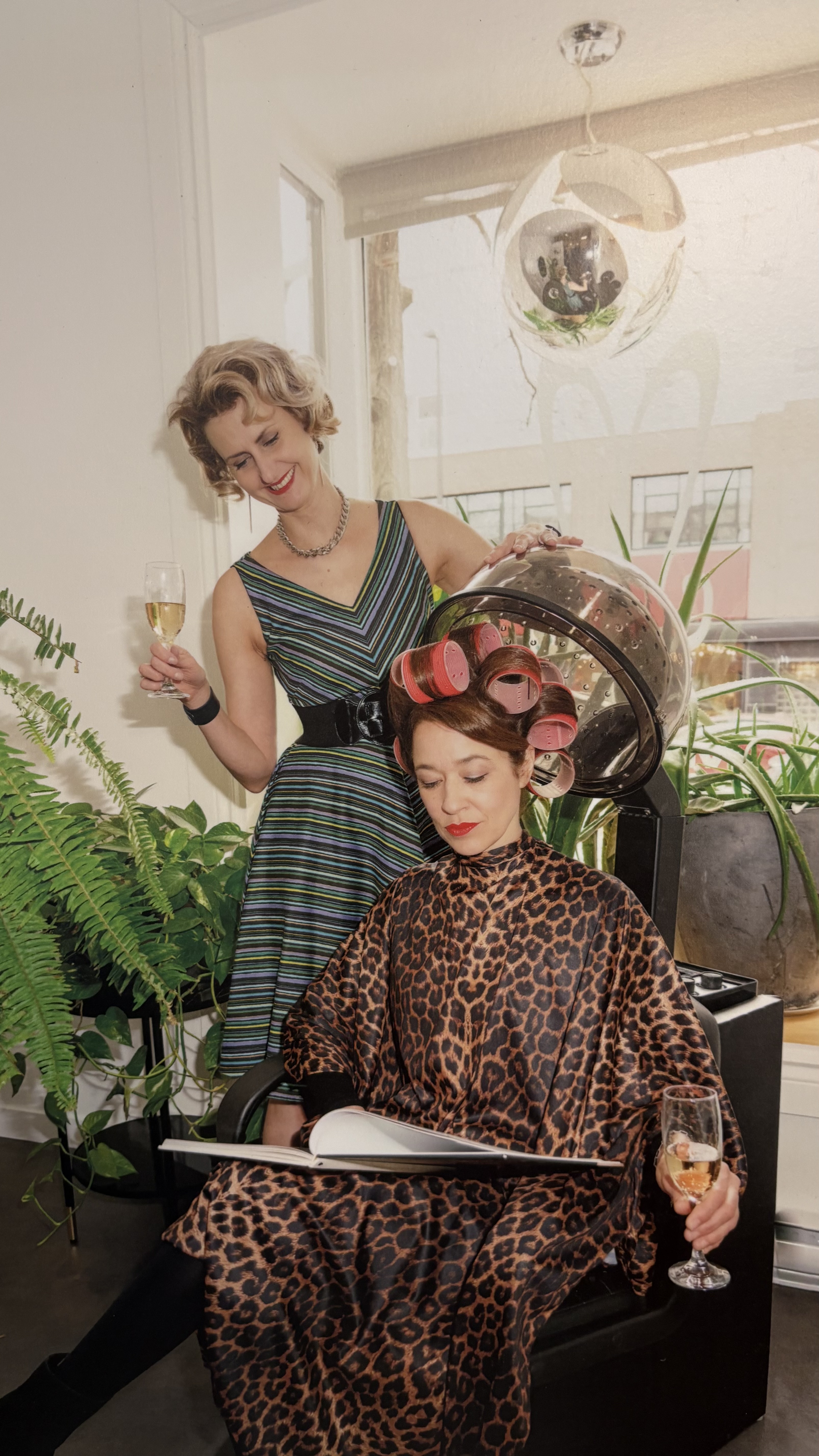 Portrait au salon